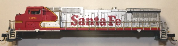 Santa Fe shell ( N scale) Dash8-40CW
